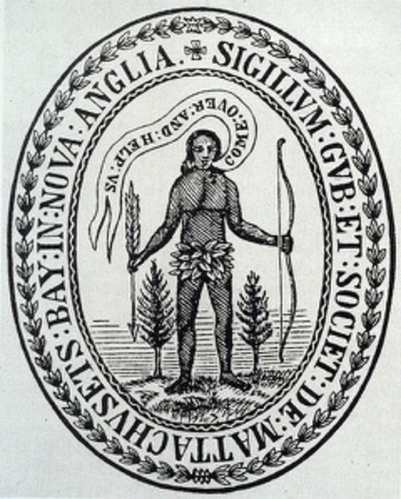 Massachusetts Bay Colony Seal, 1629.